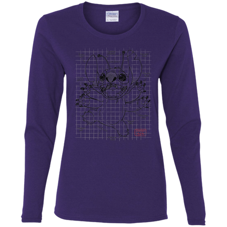 T-Shirts Purple / S Stitch Plan Women's Long Sleeve T-Shirt
