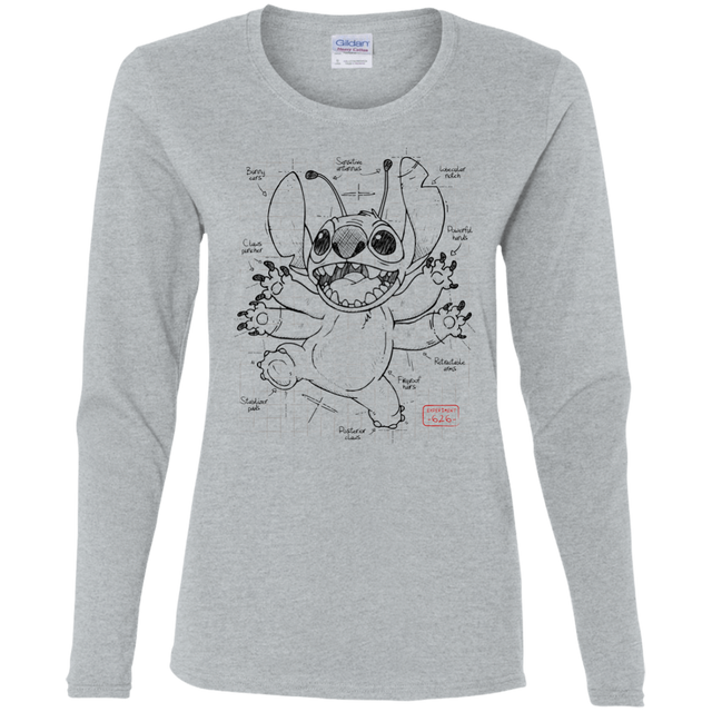 T-Shirts Sport Grey / S Stitch Plan Women's Long Sleeve T-Shirt