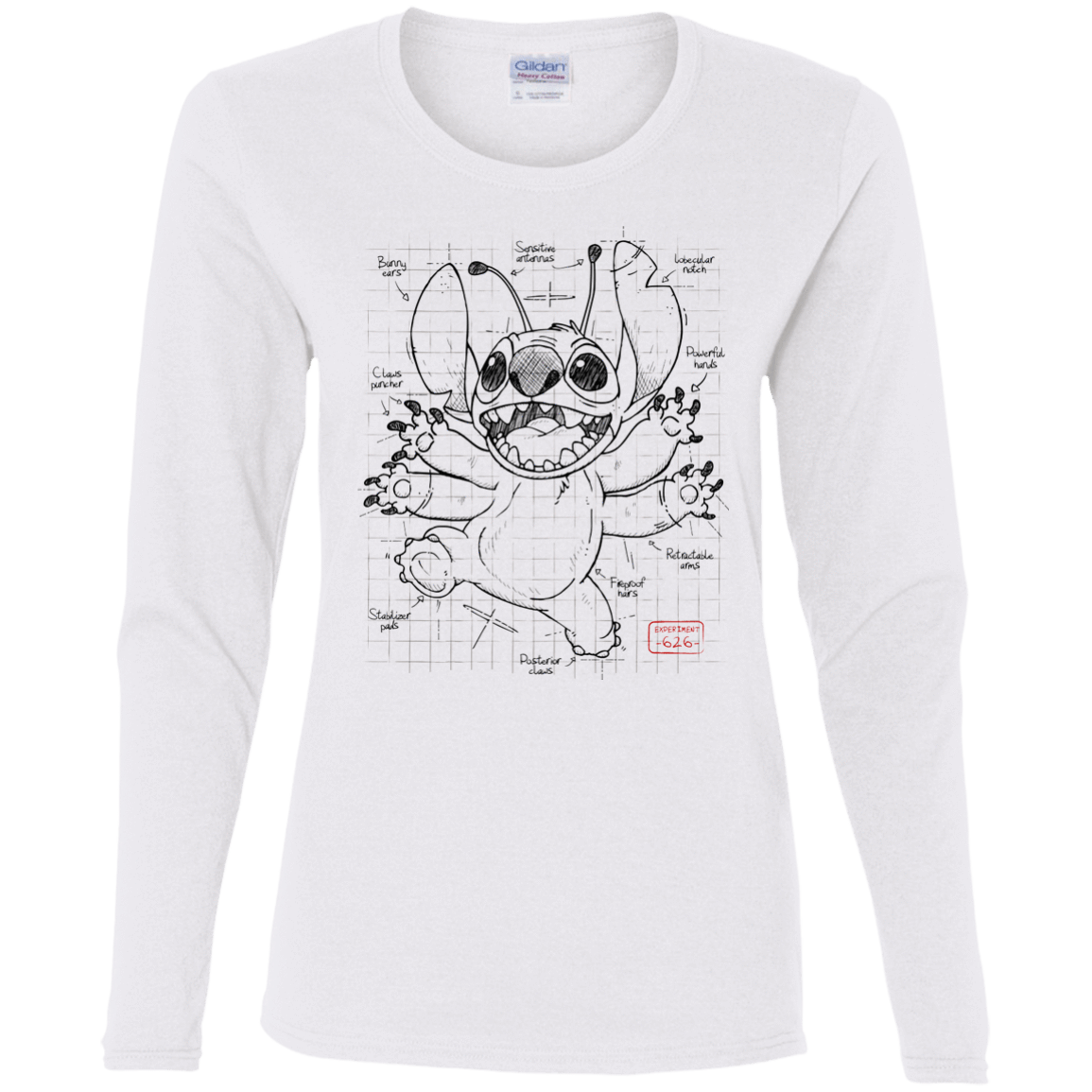 T-Shirts White / S Stitch Plan Women's Long Sleeve T-Shirt