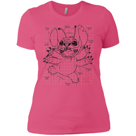 T-Shirts Hot Pink / X-Small Stitch Plan Women's Premium T-Shirt