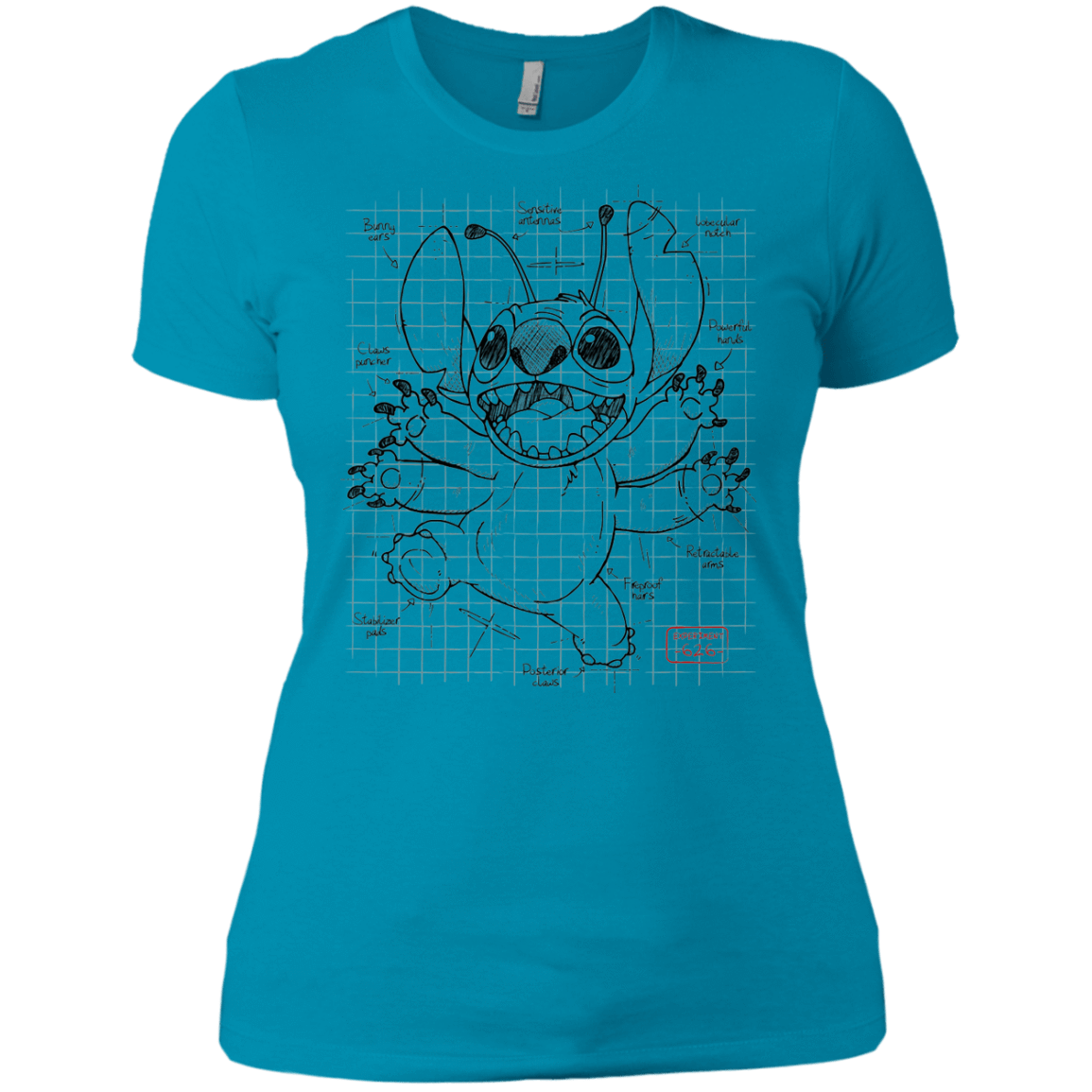 T-Shirts Turquoise / X-Small Stitch Plan Women's Premium T-Shirt
