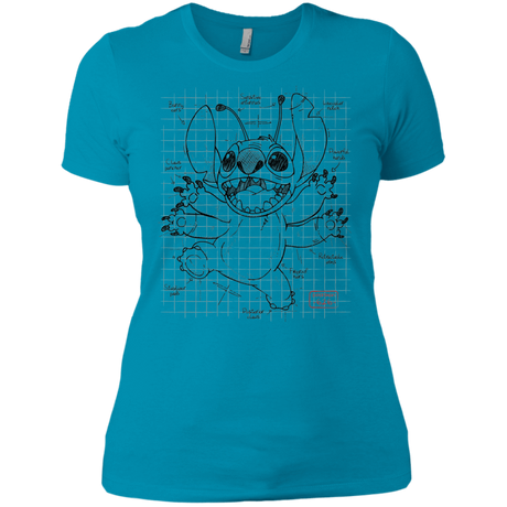 T-Shirts Turquoise / X-Small Stitch Plan Women's Premium T-Shirt