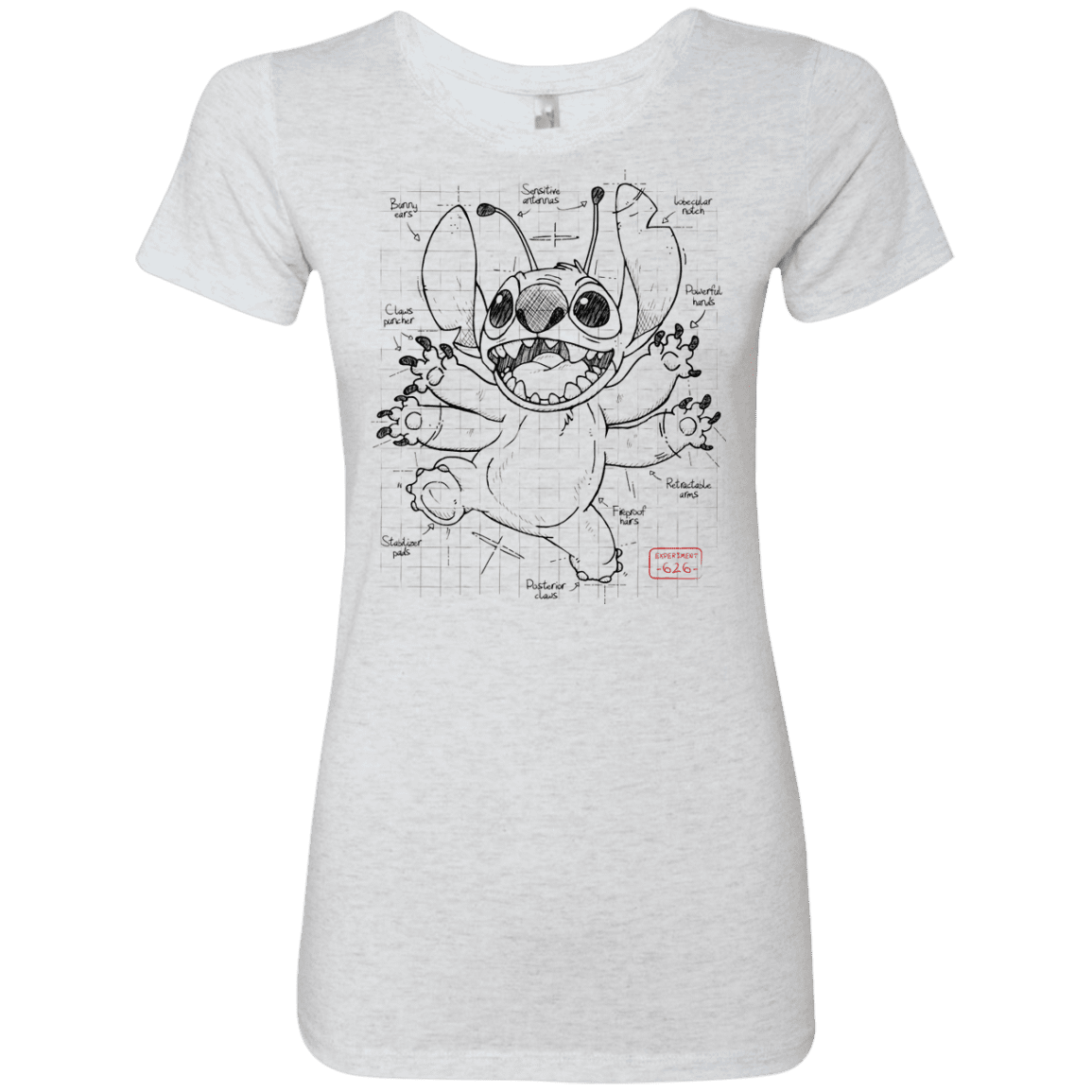 T-Shirts Heather White / S Stitch Plan Women's Triblend T-Shirt