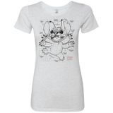T-Shirts Heather White / S Stitch Plan Women's Triblend T-Shirt