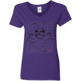 T-Shirts Purple / S Stitch Plan Women's V-Neck T-Shirt