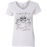 T-Shirts White / S Stitch Plan Women's V-Neck T-Shirt