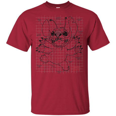 T-Shirts Cardinal / YXS Stitch Plan Youth T-Shirt