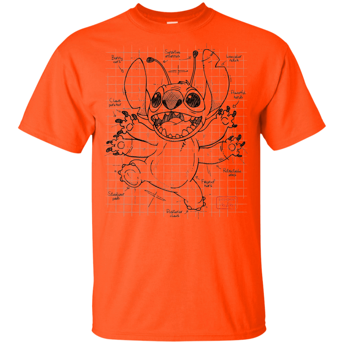 T-Shirts Orange / YXS Stitch Plan Youth T-Shirt