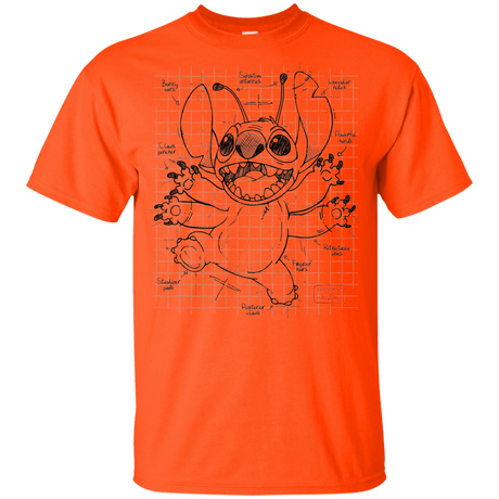 T-Shirts Orange / YXS Stitch Plan Youth T-Shirt