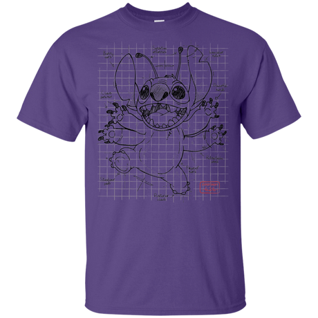 T-Shirts Purple / YXS Stitch Plan Youth T-Shirt