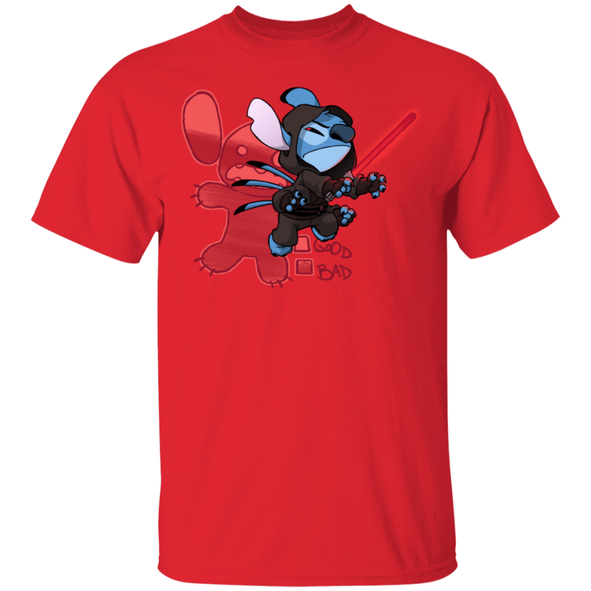 T-Shirts Red / S Stitch Sith T-Shirt