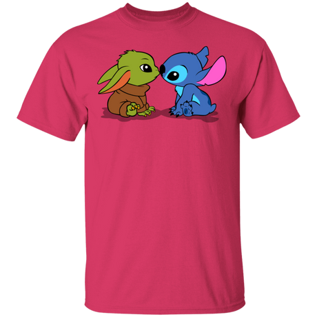 T-Shirts Heliconia / S Stitch Yoda Baby T-Shirt