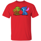 T-Shirts Red / S Stitch Yoda Baby T-Shirt