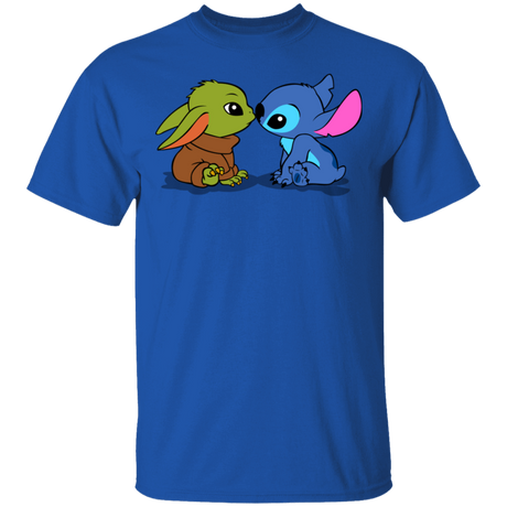 T-Shirts Royal / S Stitch Yoda Baby T-Shirt
