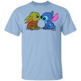 T-Shirts Light Blue / YXS Stitch Yoda Baby Youth T-Shirt