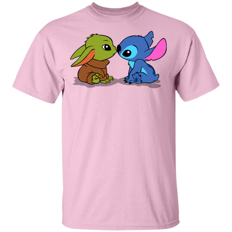 T-Shirts Light Pink / YXS Stitch Yoda Baby Youth T-Shirt