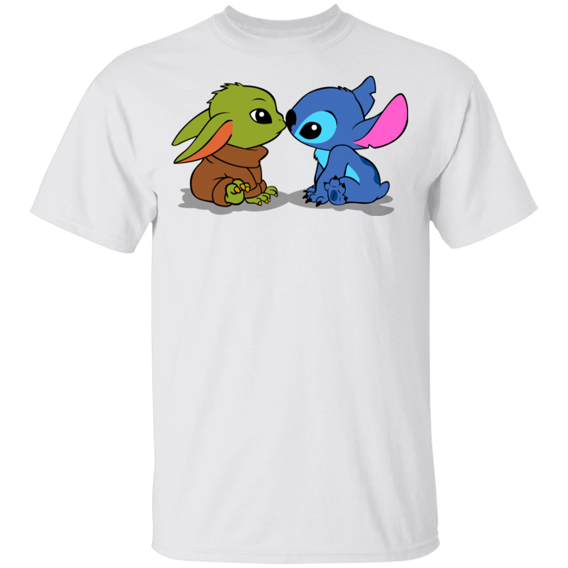 T-Shirts White / YXS Stitch Yoda Baby Youth T-Shirt