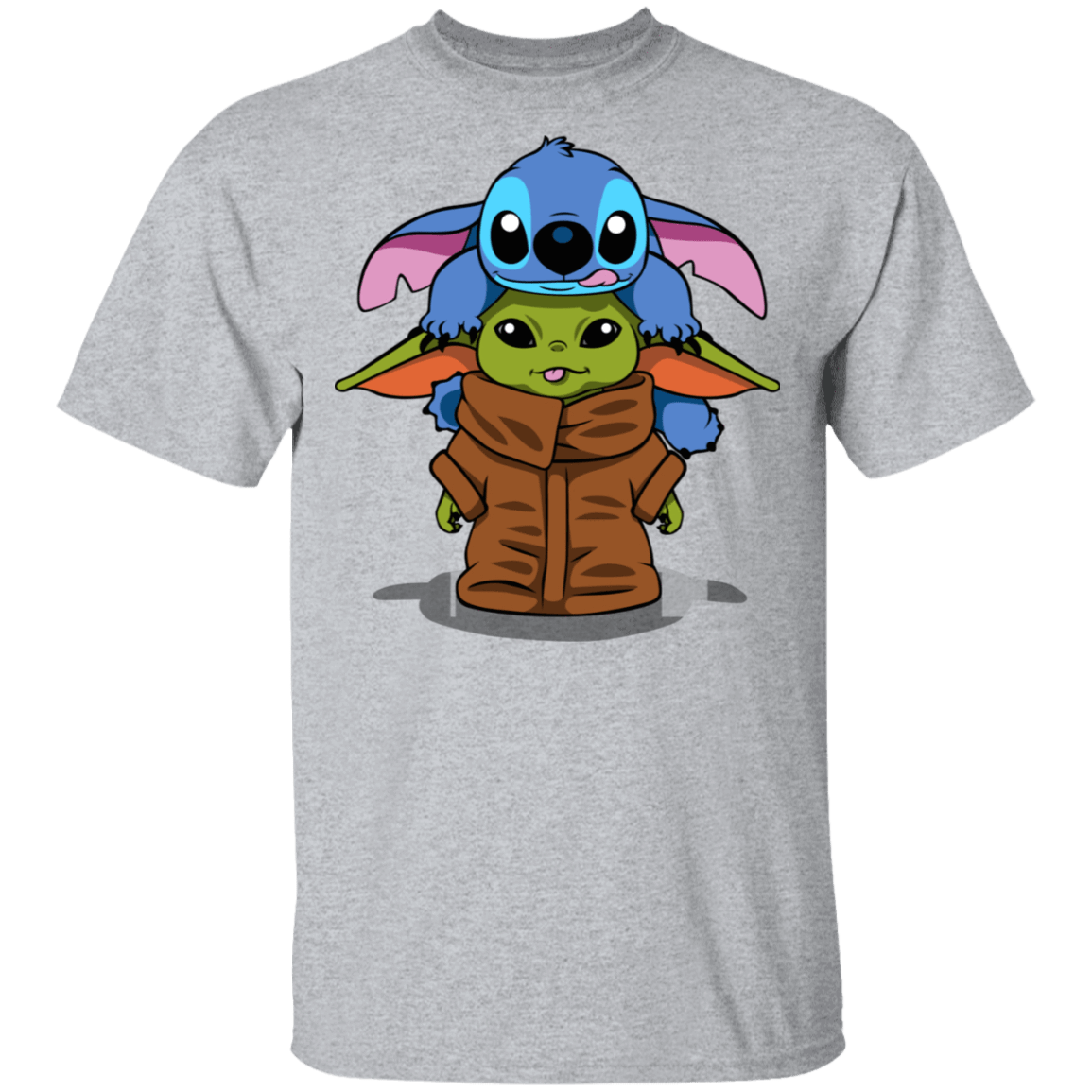 T-Shirts Sport Grey / S Stitch Yoda T-Shirt