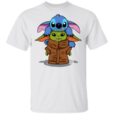T-Shirts White / S Stitch Yoda T-Shirt