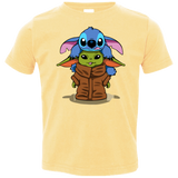T-Shirts Butter / 2T Stitch Yoda Toddler Premium T-Shirt
