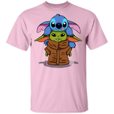T-Shirts Light Pink / YXS Stitch Yoda Youth T-Shirt