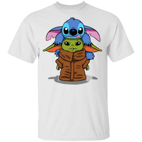 T-Shirts White / YXS Stitch Yoda Youth T-Shirt