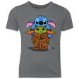 T-Shirts Premium Heather / YXS Stitch Yoda Youth Triblend T-Shirt