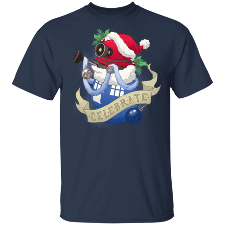 T-Shirts Navy / S Stocking Stuffer Dalek T-Shirt