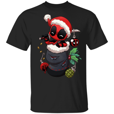 T-Shirts Black / S Stocking Stuffer Deadpool T-Shirt