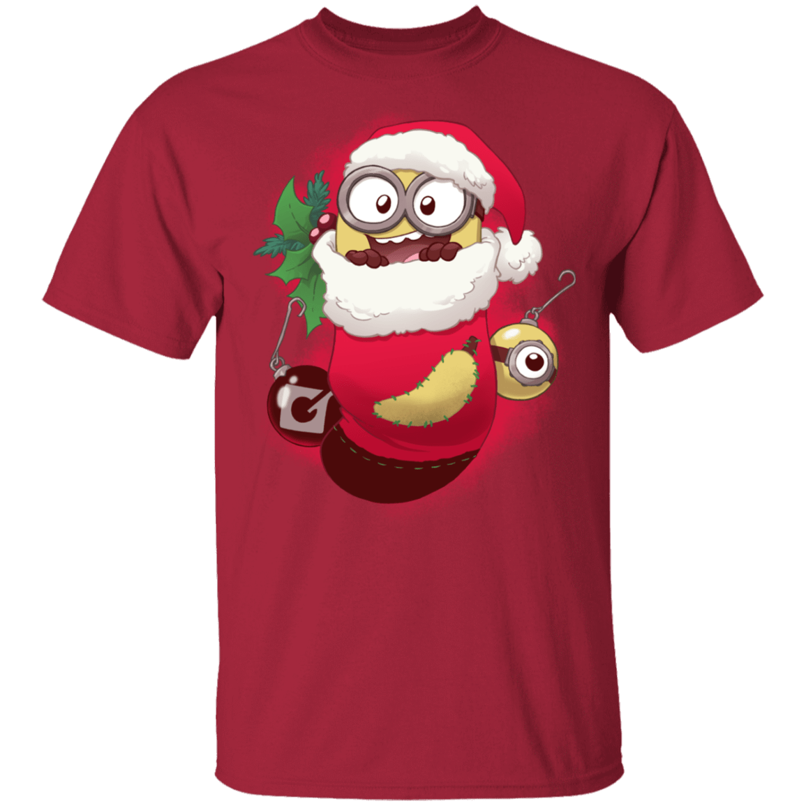 T-Shirts Cardinal / S Stocking Stuffer Minion T-Shirt