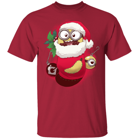 T-Shirts Cardinal / S Stocking Stuffer Minion T-Shirt
