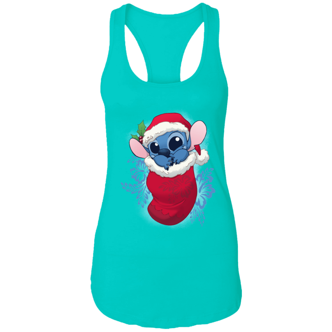 T-Shirts Tahiti Blue / X-Small Stocking Stuffer Stitch Women's Premium Racerback Tank