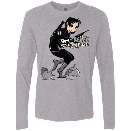 T-Shirts Heather Grey / Small Stolen Plans Men's Premium Long Sleeve