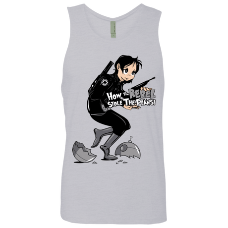 T-Shirts Heather Grey / Small Stolen Plans Men's Premium Tank Top