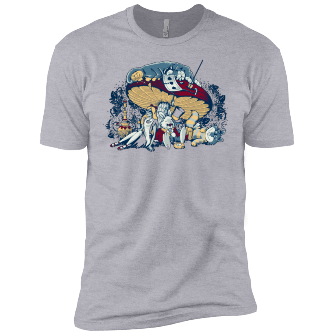 T-Shirts Heather Grey / YXS STONED IN WONDERLAND Boys Premium T-Shirt