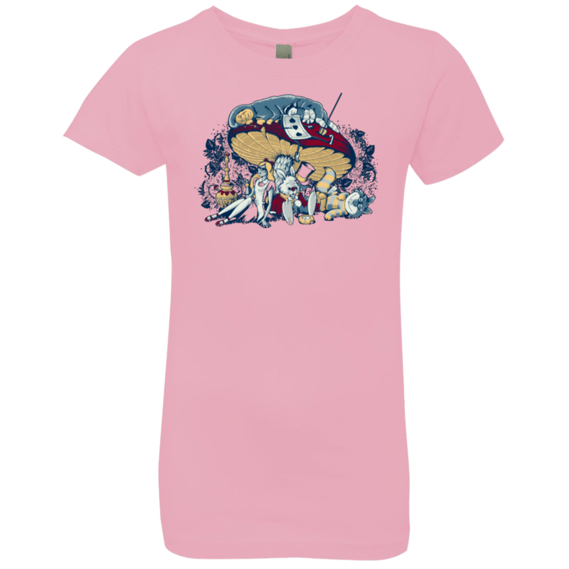 T-Shirts Light Pink / YXS STONED IN WONDERLAND Girls Premium T-Shirt