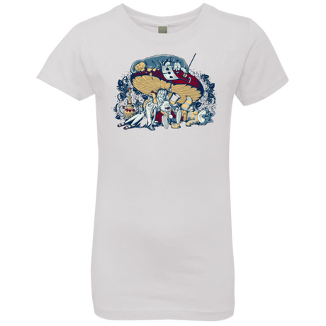 T-Shirts White / YXS STONED IN WONDERLAND Girls Premium T-Shirt