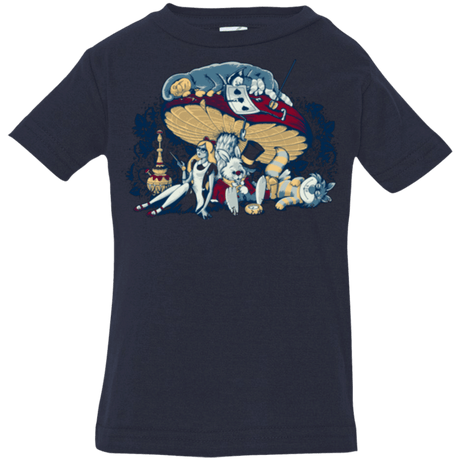 T-Shirts Navy / 6 Months STONED IN WONDERLAND Infant PremiumT-Shirt