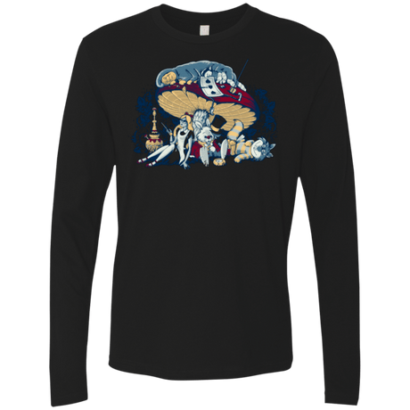 T-Shirts Black / Small STONED IN WONDERLAND Men's Premium Long Sleeve