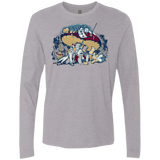 T-Shirts Heather Grey / Small STONED IN WONDERLAND Men's Premium Long Sleeve