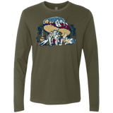 T-Shirts Military Green / Small STONED IN WONDERLAND Men's Premium Long Sleeve