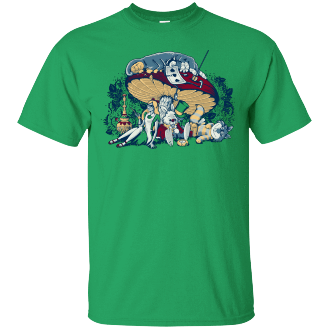 T-Shirts Irish Green / Small STONED IN WONDERLAND T-Shirt