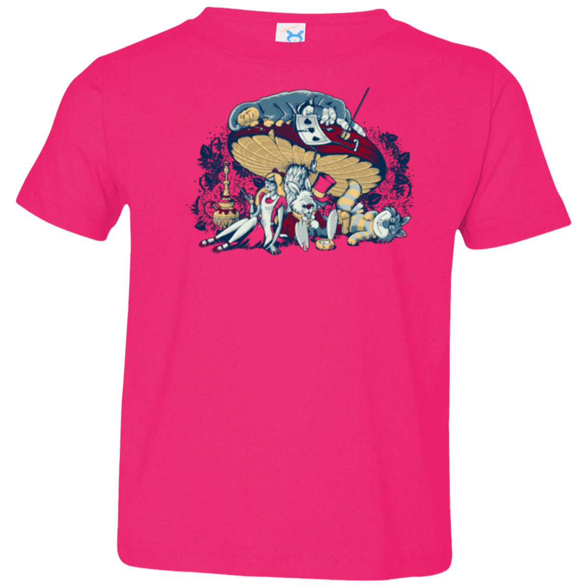 T-Shirts Hot Pink / 2T STONED IN WONDERLAND Toddler Premium T-Shirt