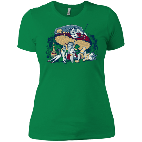 T-Shirts Kelly Green / X-Small STONED IN WONDERLAND Women's Premium T-Shirt