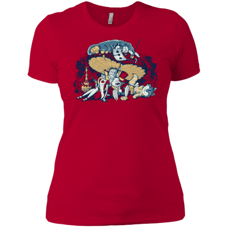 T-Shirts Red / X-Small STONED IN WONDERLAND Women's Premium T-Shirt