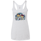 T-Shirts Heather White / X-Small STONED IN WONDERLAND Women's Triblend Racerback Tank