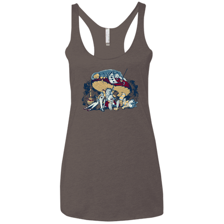 T-Shirts Macchiato / X-Small STONED IN WONDERLAND Women's Triblend Racerback Tank