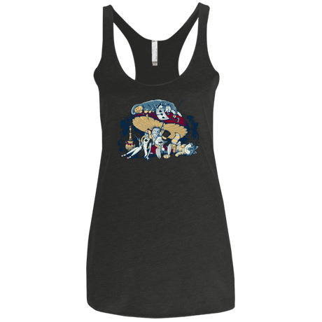 T-Shirts Vintage Black / X-Small STONED IN WONDERLAND Women's Triblend Racerback Tank