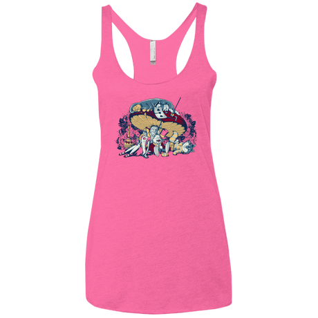 T-Shirts Vintage Pink / X-Small STONED IN WONDERLAND Women's Triblend Racerback Tank