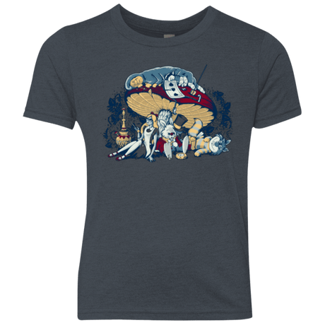 T-Shirts Vintage Navy / YXS STONED IN WONDERLAND Youth Triblend T-Shirt